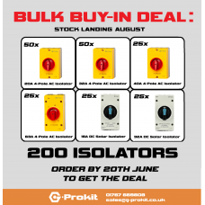 *SPECIAL DEAL* Bulk buy-in - 200 isolators